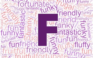 positive words starting with f